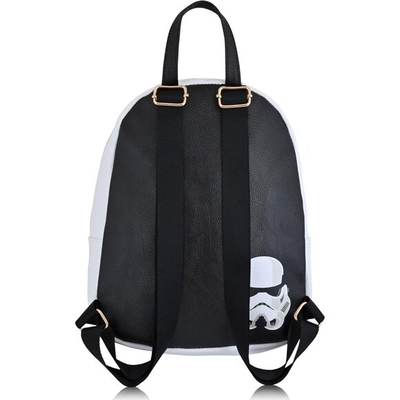 Star Wars Stormtrooper Mini Backpack 10-inch Unisex Leather Bag - Picture 3 of 6